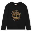 Sweatshirt de molet&atilde;o felpado TIMBERLAND 
                    BOY