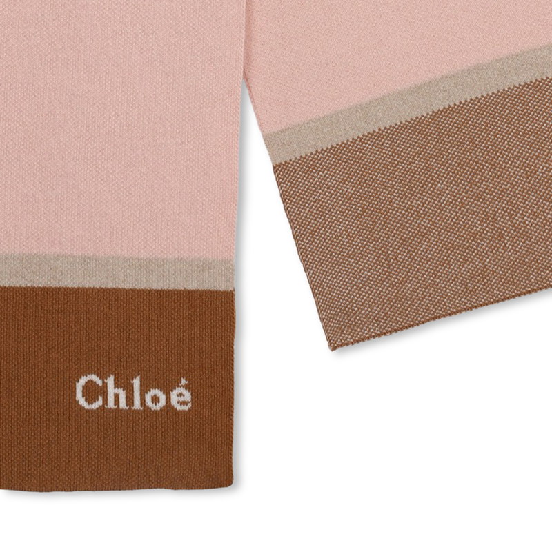 Three-Color Knitted Scarf CHLOE 
                    GIRL