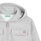 Cardig&atilde; de jogging em molet&atilde;o KENZO KIDS 
                    GIRL