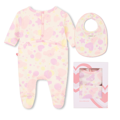 Conjunto de pijama e babador BILLIEBLUSH MENINA