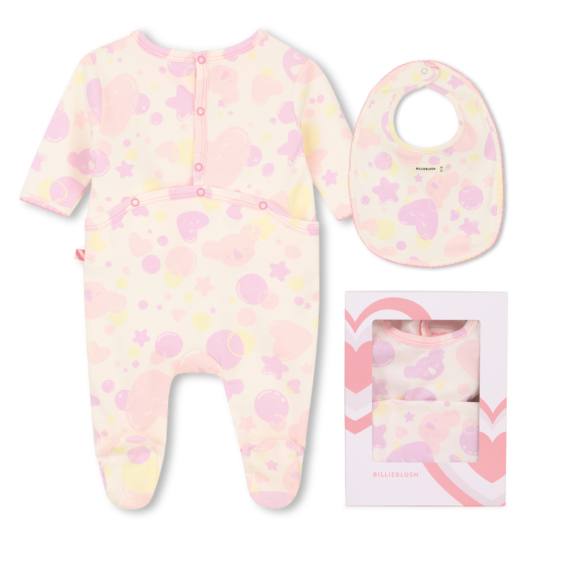 Conjunto de pijama e babador BILLIEBLUSH 
                        GIRL