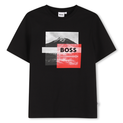 T-shirt de manga curta BOSS MENINO