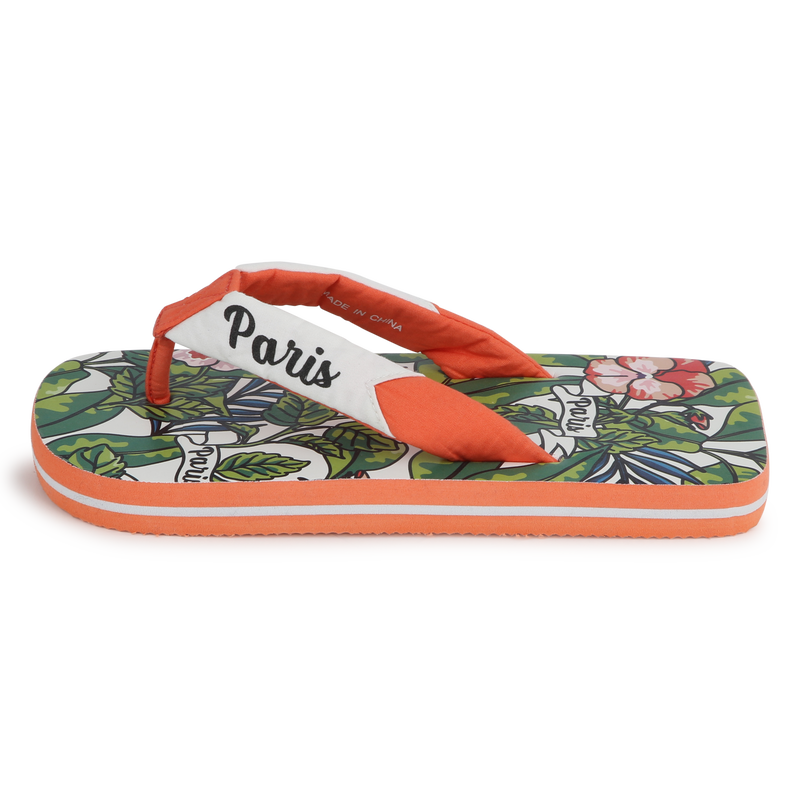 Printed insole flip-flops KENZO KIDS 
                    UNISEX