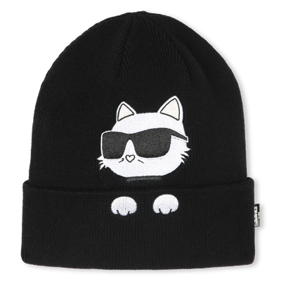 Gorro e cachecol tubular KARL LAGERFELD KIDS GIRL