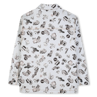 Casaco listrado e estampado MARC JACOBS 
                    BOY