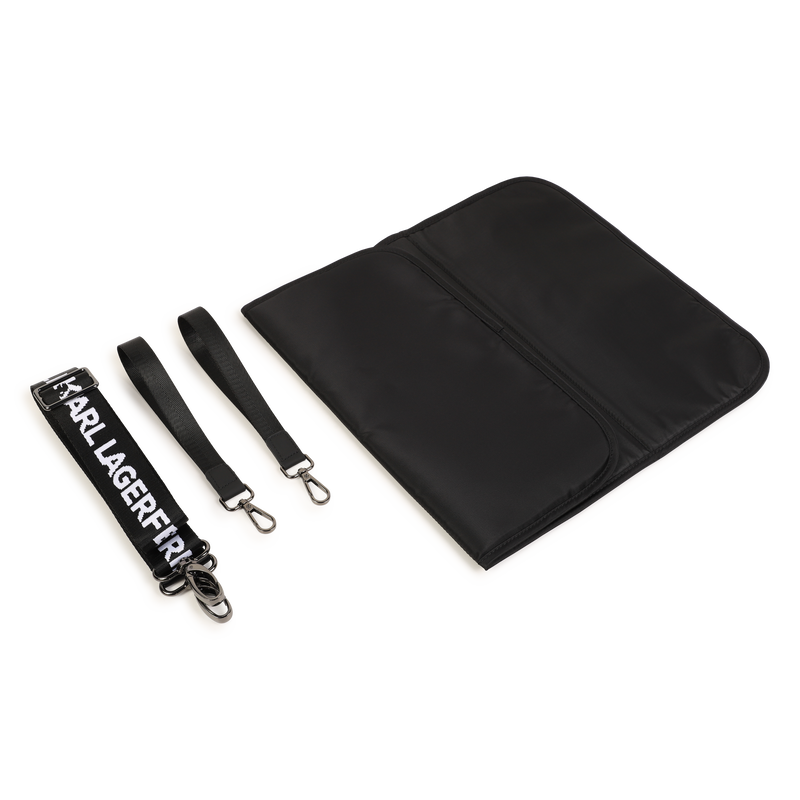 Saco muda-fraldas com estampa KARL LAGERFELD KIDS 
                        UNISEX