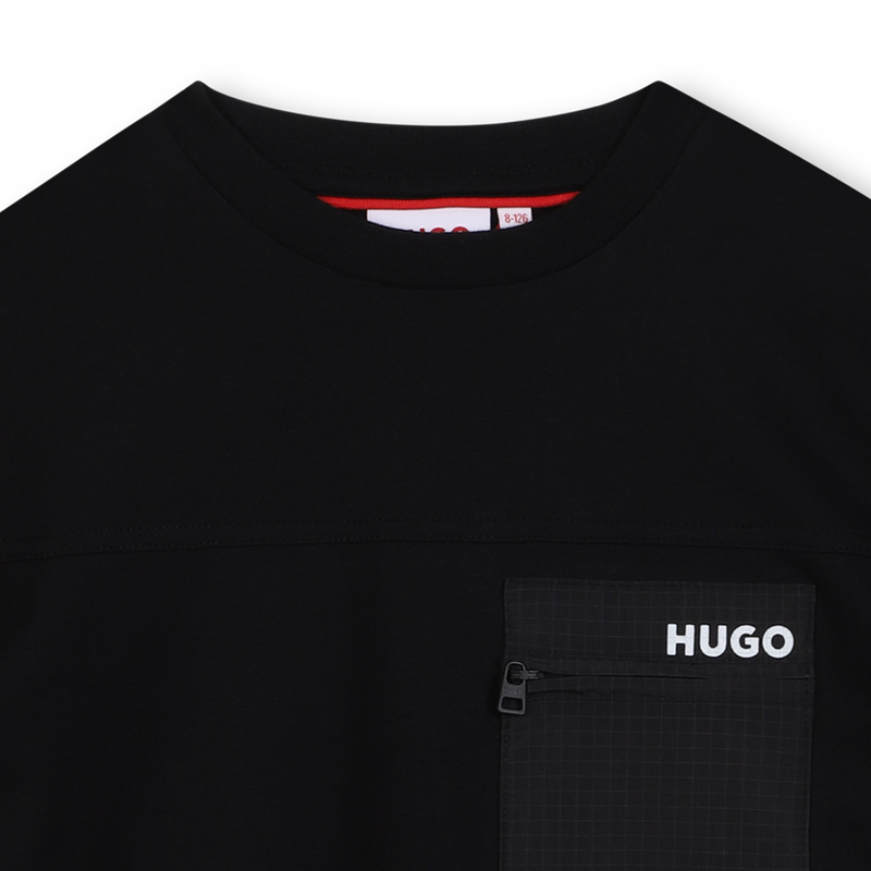 T-shirt de manga curta HUGO 
                    BOY