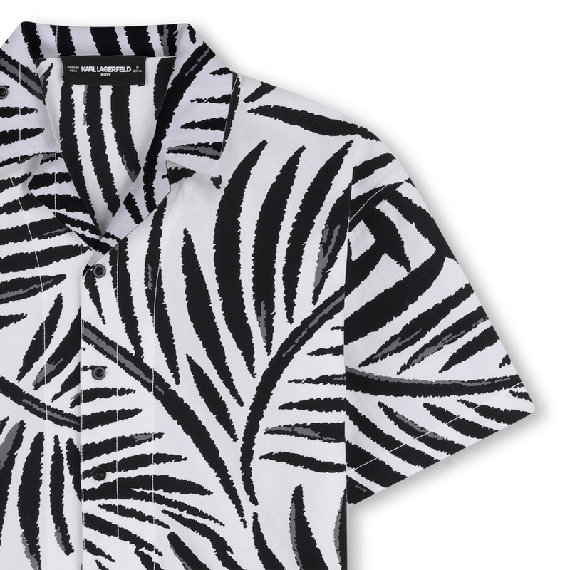 CAMISA DE MANGA CURTA KARL LAGERFELD KIDS 
                        BOY