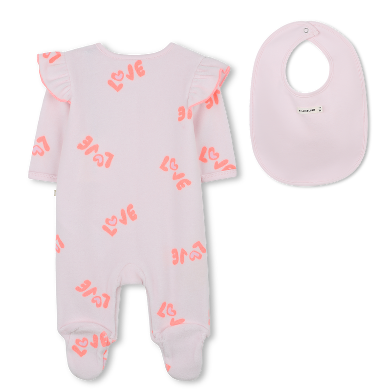 Conjunto de pijama e babador BILLIEBLUSH 
                    GIRL