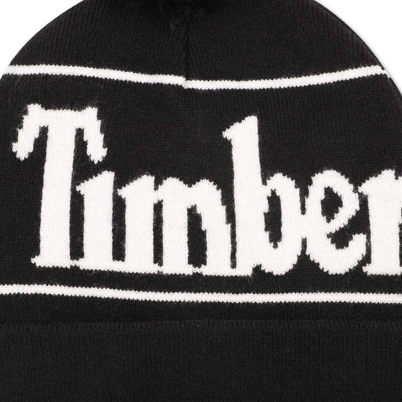 Chapéu de malha com pompom jacquard TIMBERLAND 
                    BOY