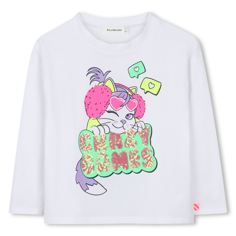 Camiseta de manga longa BILLIEBLUSH 
                        MENINA