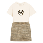 Vestido de mangas curtas MICHAEL KORS 
                    GIRL