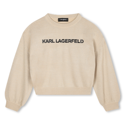 Camisola de malha KARL LAGERFELD KIDS GIRL