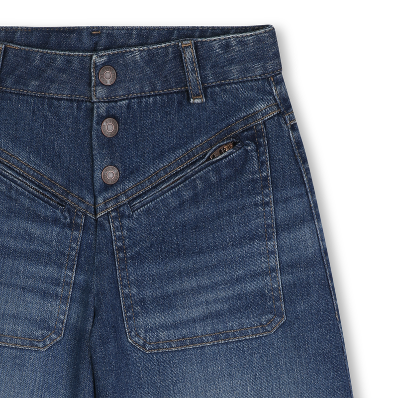Short de denim de algod&atilde;o CHLOE 
                        GIRL