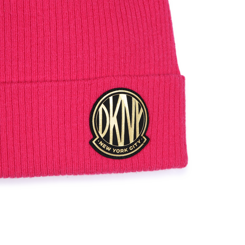 Gorro de malha com dobra DKNY 
                        GIRL