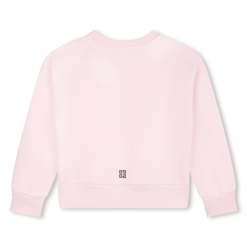 Sweatshirt moletão com bolso GIVENCHY 
                    GIRL