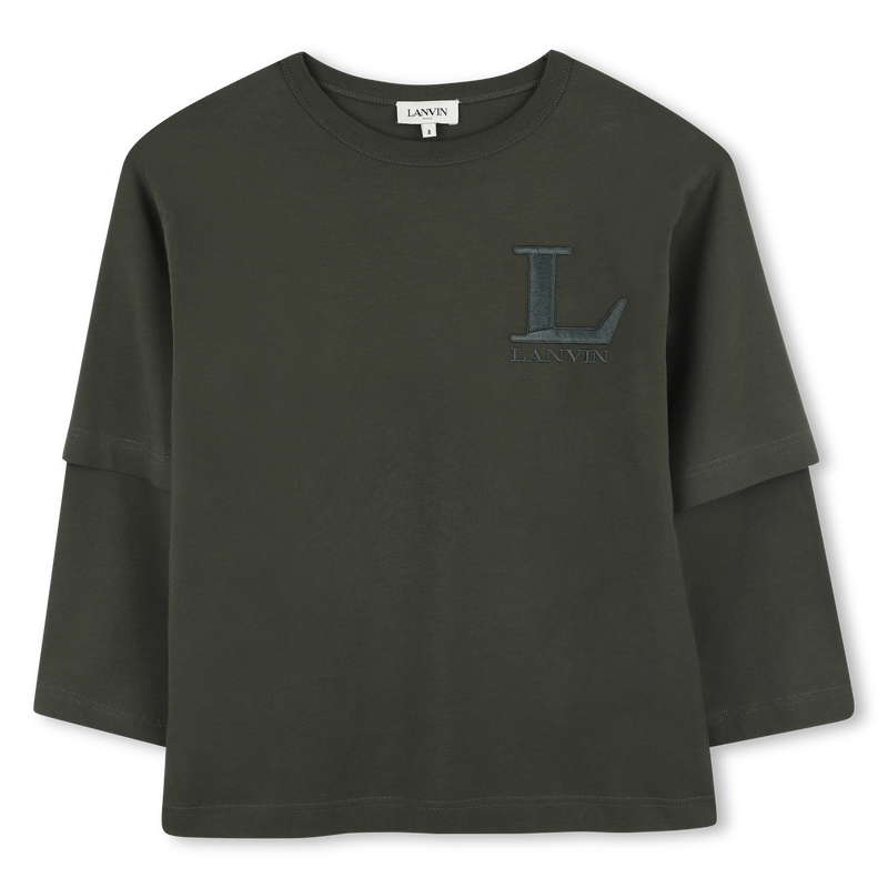 T-shirt de manga dupla LANVIN 
                    BOY