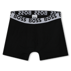Lote de 5 boxers em algod&atilde;o BOSS 
                    BOY