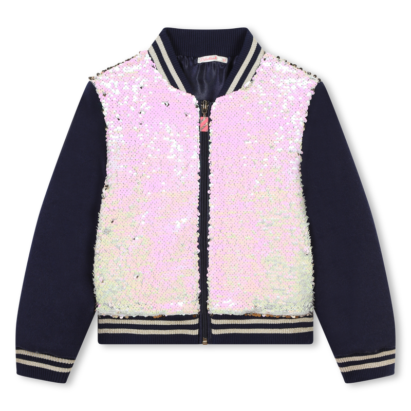 Blusão lantejoulas reversíveis BILLIEBLUSH 
                    GIRL