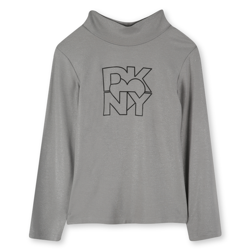 T-shirt de gola alta DKNY 
                    GIRL