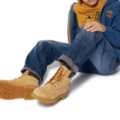 Cardig&atilde; em molet&atilde;o com capuz TIMBERLAND BOY