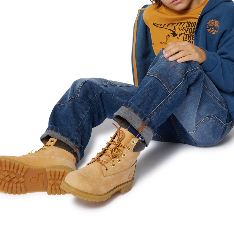 Cardig&atilde; em molet&atilde;o com capuz TIMBERLAND 
                        BOY