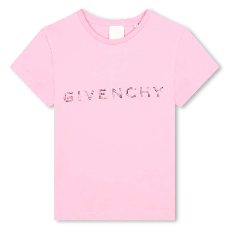 T-shirt de algodão com strass GIVENCHY 
                    GIRL