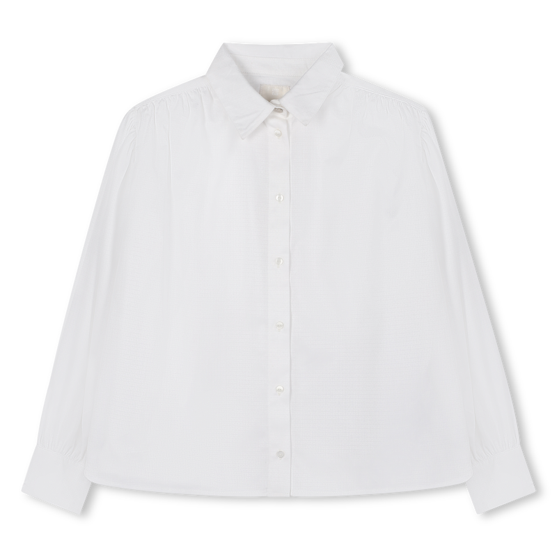 Camisa jacquard de algodão GIVENCHY 
                    GIRL