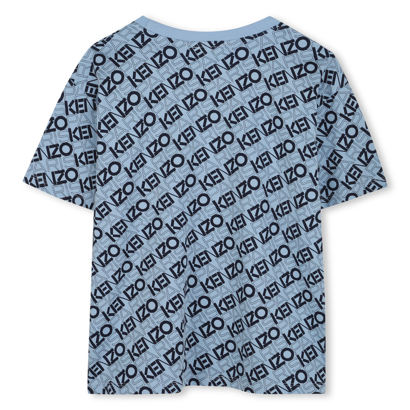 T-shirt em algod&atilde;o estampado KENZO KIDS 
                        BOY