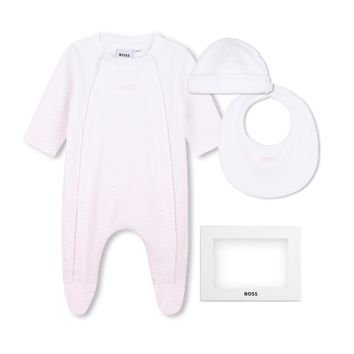 Conjunto de pijama, touca e babador BOSS MENINA