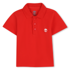 Camisa polo de manga curta, VERMELHO, hi-res