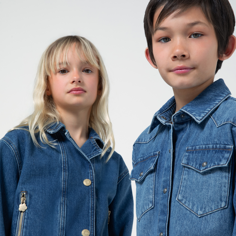 Jaqueta jeans KENZO KIDS 
                    GIRL