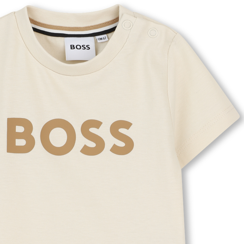T-SHIRT DE MANGA CURTA BOSS 
                        BOY
