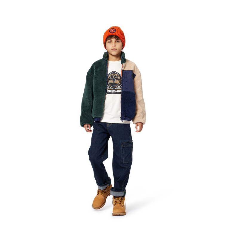 Cardigã de lã fofa TIMBERLAND 
                    BOY