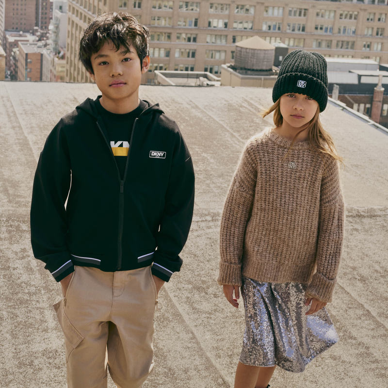 Cardigan com capuz DKNY 
                        UNISEX