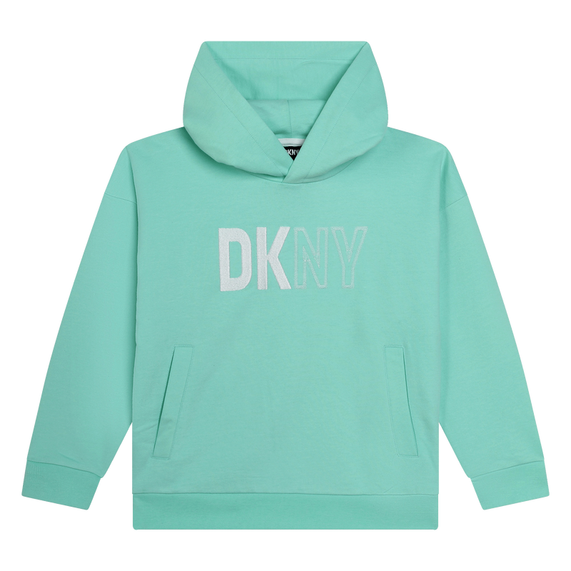 Sweatshirt unissexo em moletão DKNY 
                    UNISEX