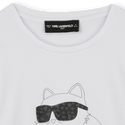 Camiseta de manga comprida KARL LAGERFELD KIDS 
                    GIRL