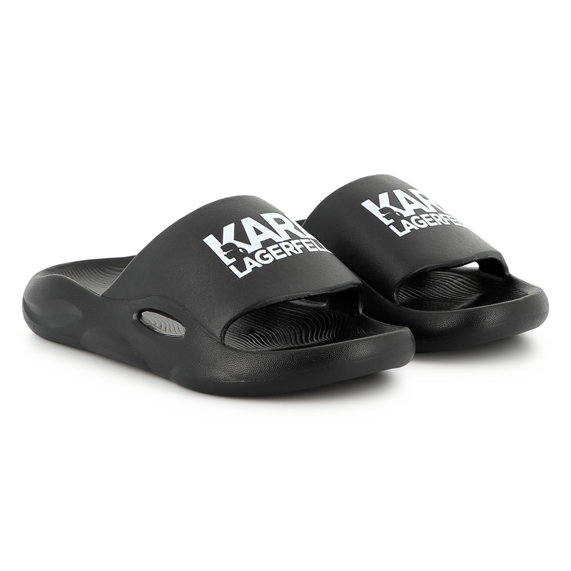 Sliders with logo KARL LAGERFELD KIDS 
                    BOY