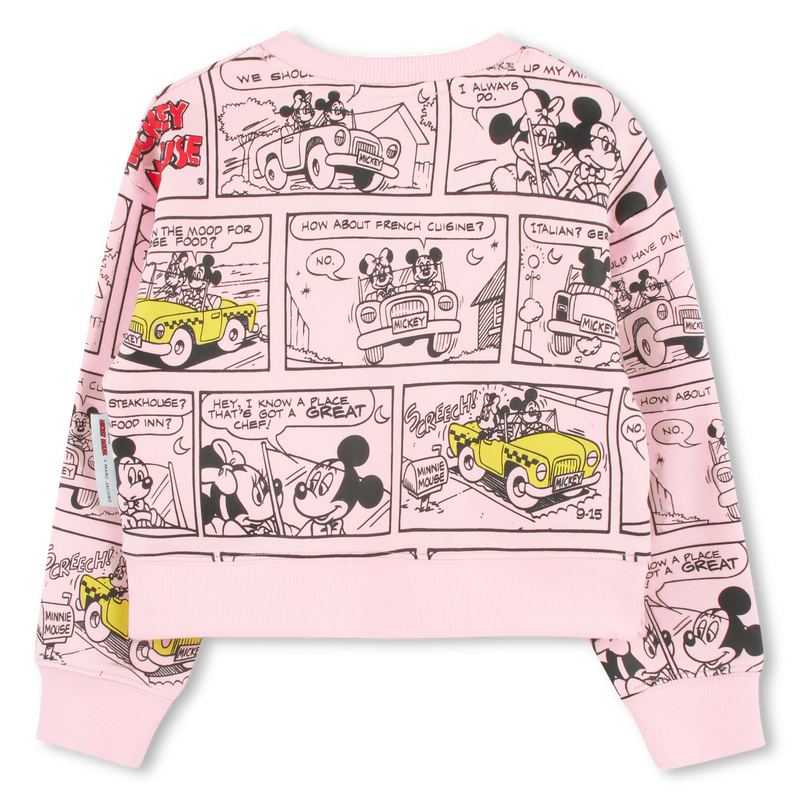 Sweatshirt em molet&atilde;o MARC JACOBS 
                        GIRL
