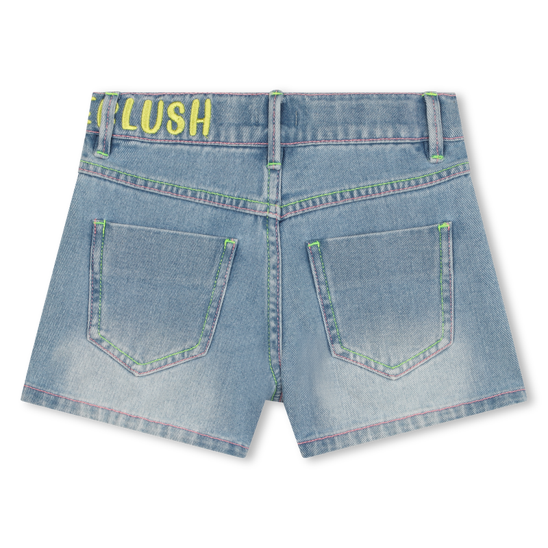 Calções de ganga bordados BILLIEBLUSH 
                    GIRL