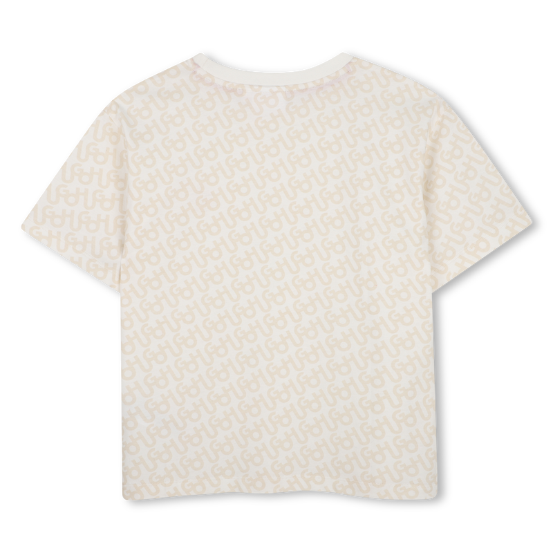 Camiseta de mangas curtas HUGO 
                        MENINA