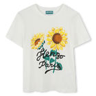 T-shirt estampado de girass&oacute;is KENZO KIDS 
                    UNISEX