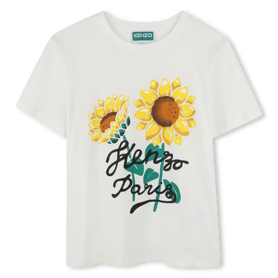 T-shirt estampado de girass&oacute;is KENZO KIDS UNISEX