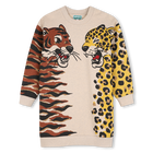 Vestido de moletom KENZO KIDS 
                    GIRL