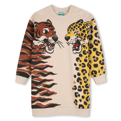Vestido de moletom KENZO KIDS GIRL