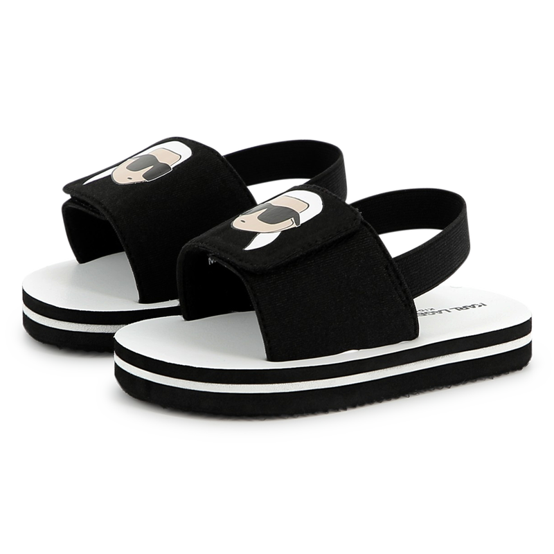 Sand&aacute;lias leves com velcro KARL LAGERFELD KIDS 
                        UNISEX