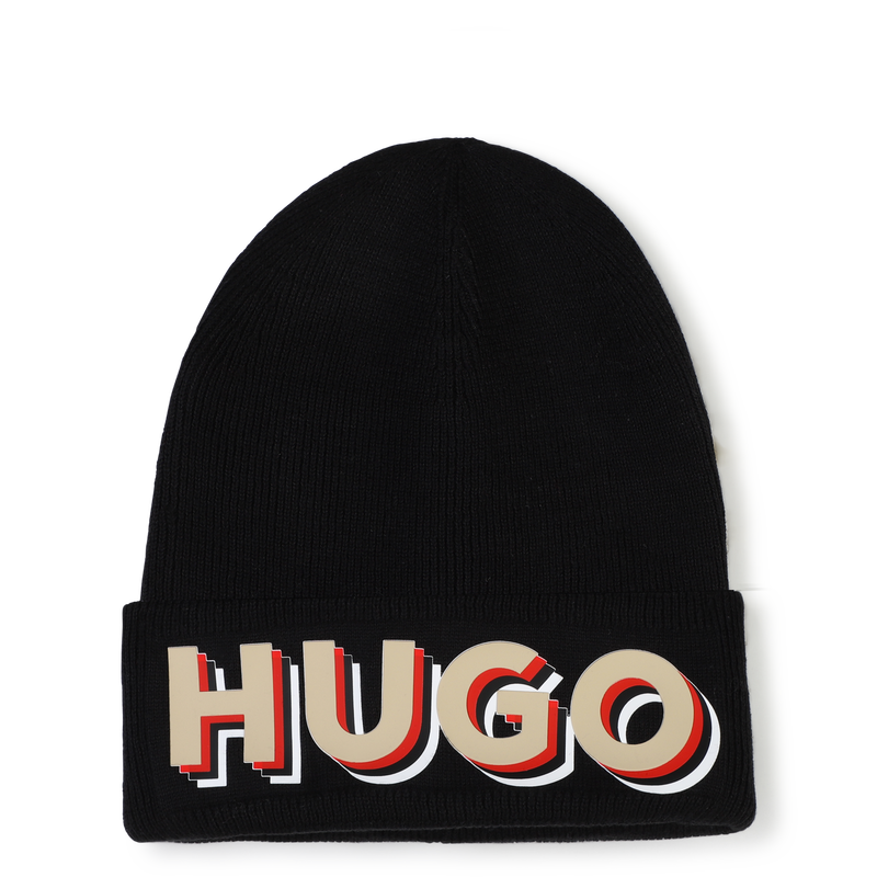 Gorro de malha com dobra HUGO 
                        BOY