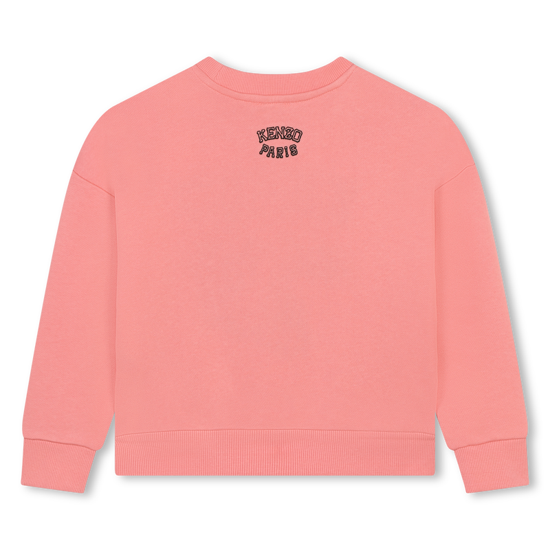 Sweatshirt de algod&atilde;o bordada KENZO KIDS 
                        GIRL