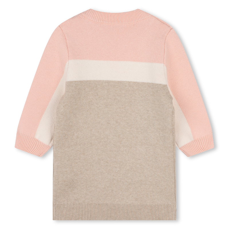 Vestido às riscas tricolor CHLOE 
                    GIRL