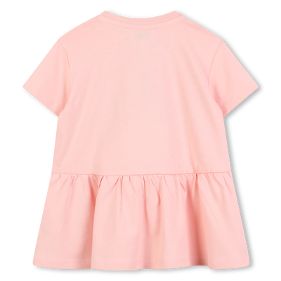 Vestido de manga curta KENZO KIDS GIRL